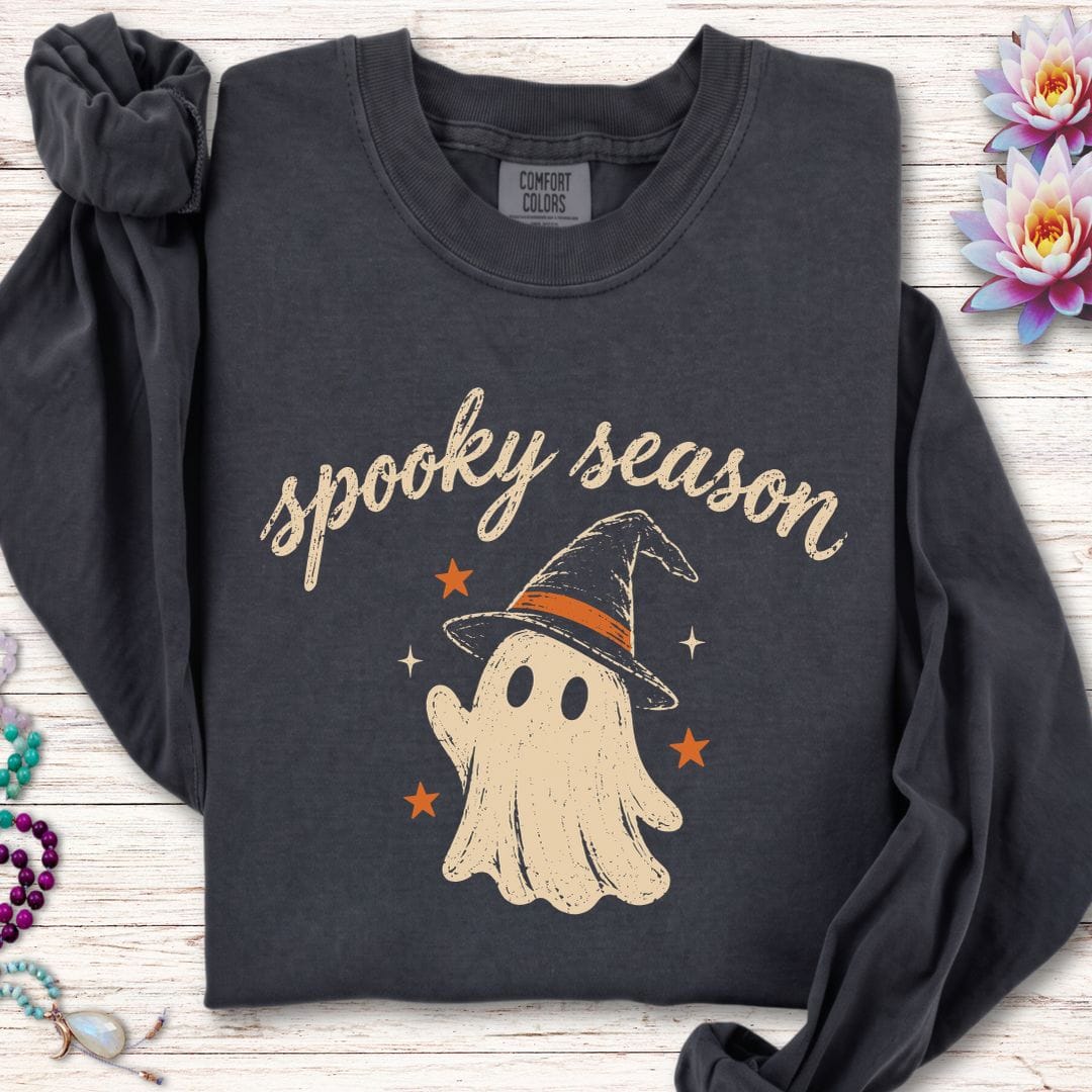 Spooky Season Long Sleeve Tee Graphite