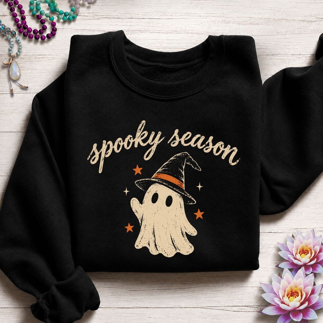 Spooky Season Sweatshirt Black