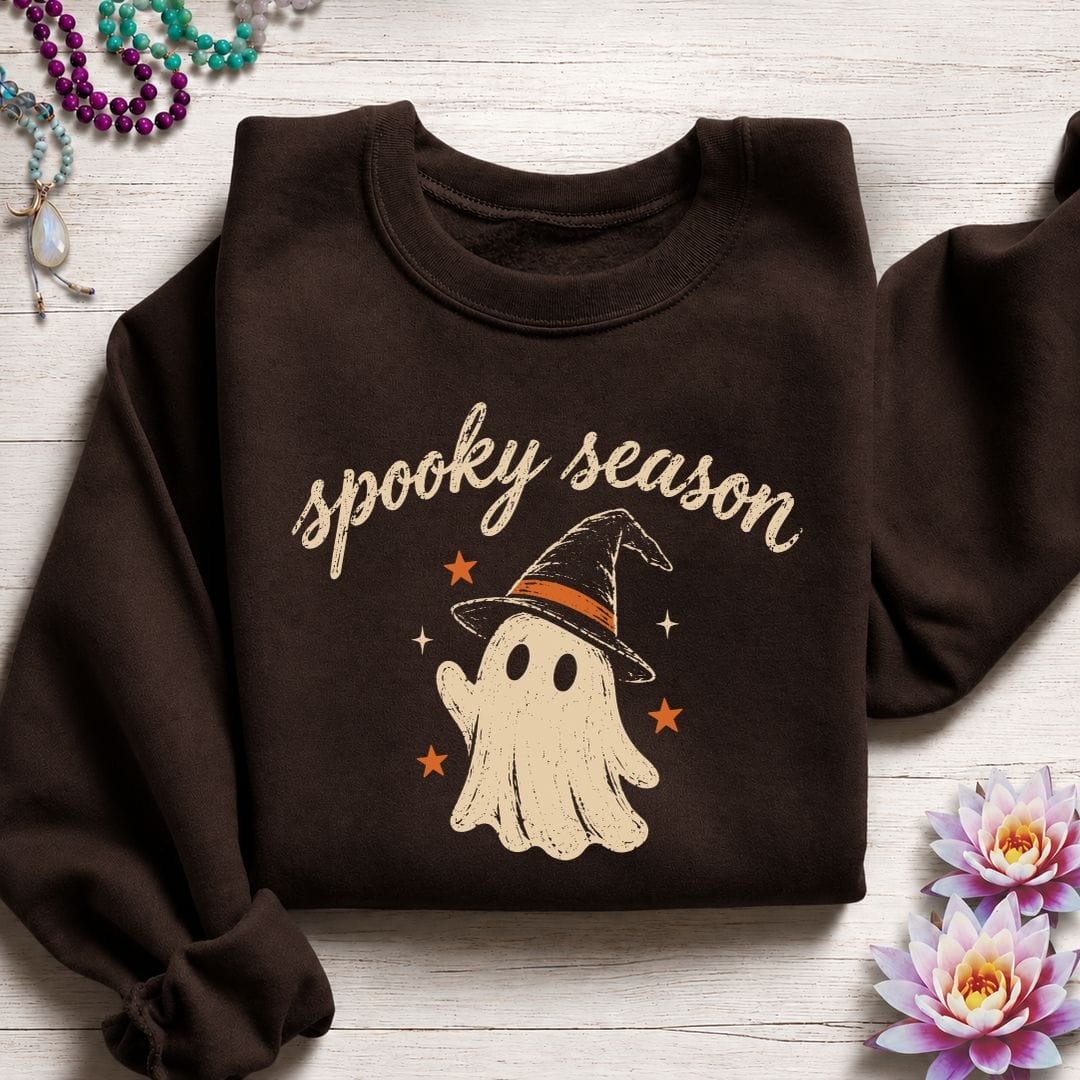Spooky Season Sweatshirt Dark Chocolate