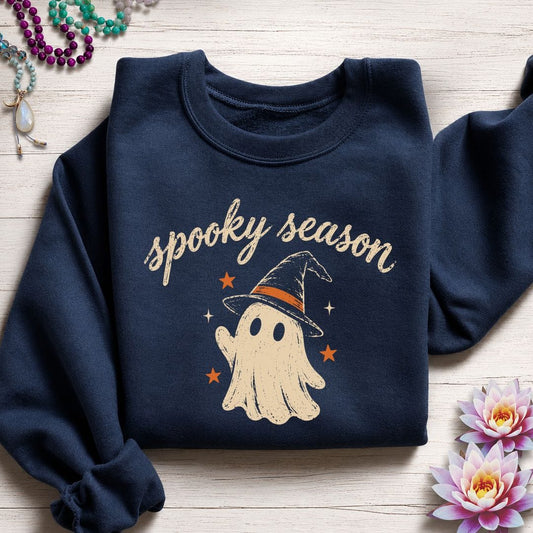 Spooky Season Sweatshirt Navy