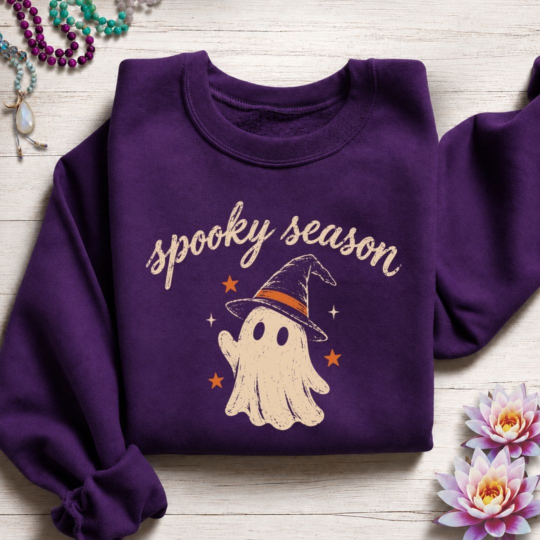Spooky Season Sweatshirt Purple