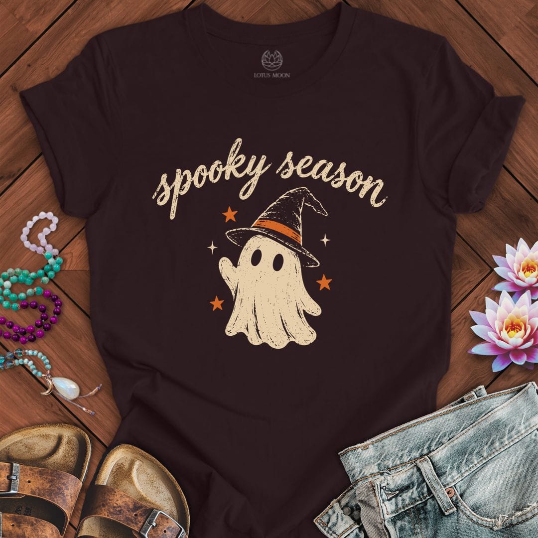Spooky Season Tee Oxblood Black