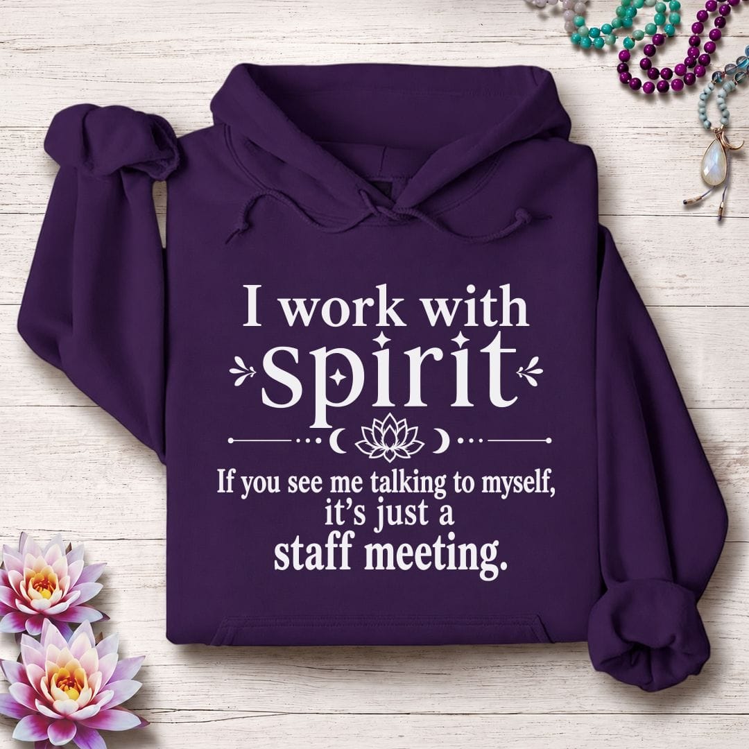 Printify Hoodie Staff Meeting Hoodie Purple / S