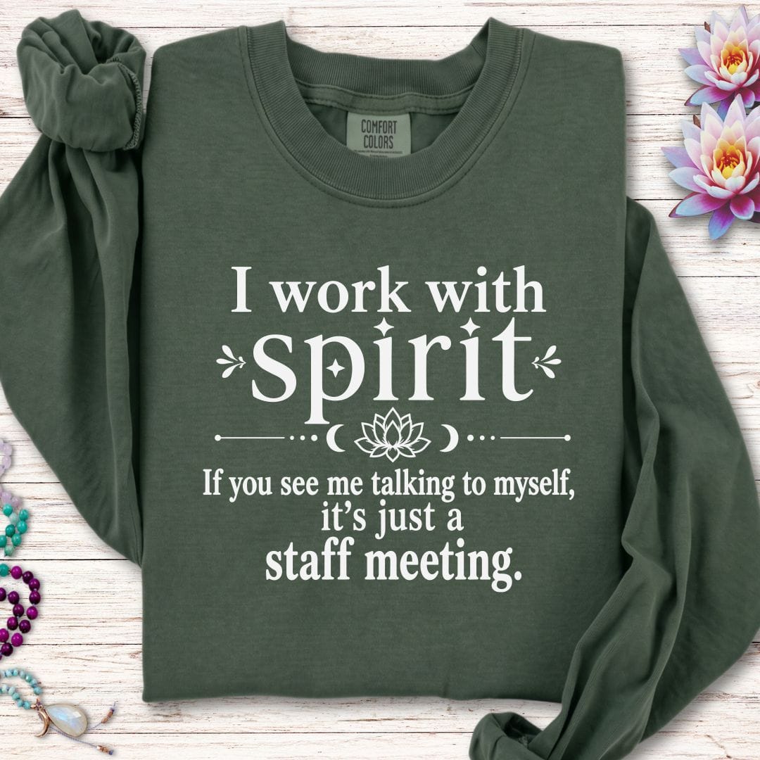 Printify Long-sleeve Staff Meeting Long Sleeve Tee Hemp / S