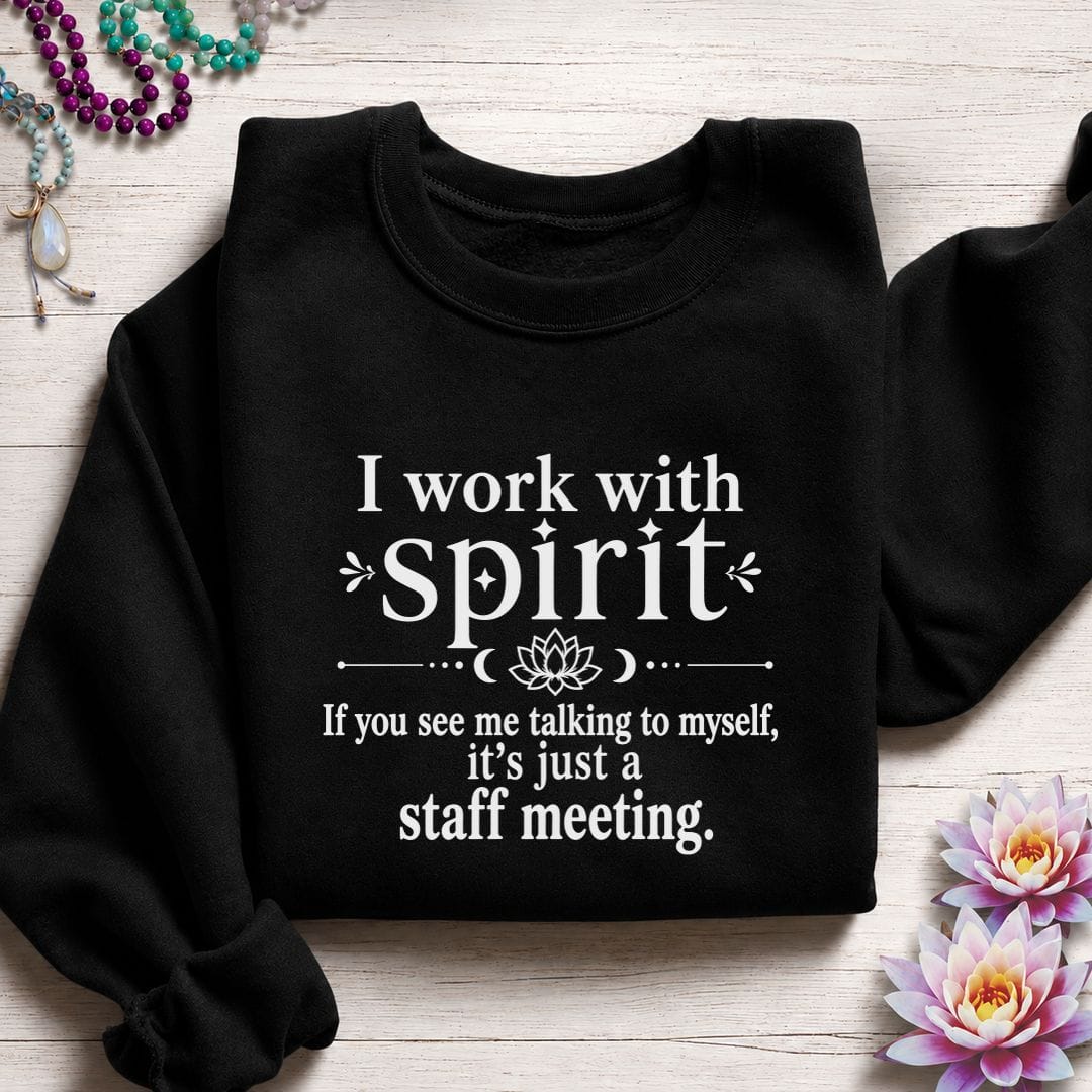 Staff Meeting Sweatshirt Black