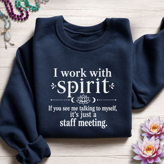 Staff Meeting Sweatshirt Navy