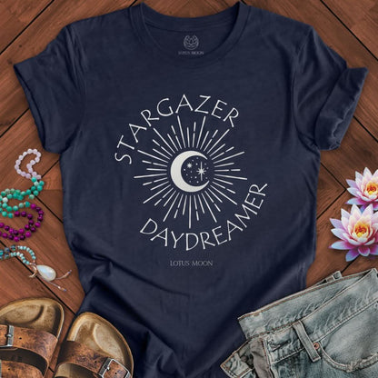 Stargazer Tee Heather Midnight Navy