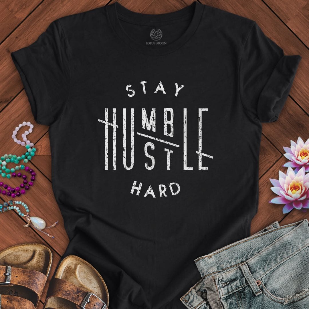 Stay Humble Tee Solid Black Blend
