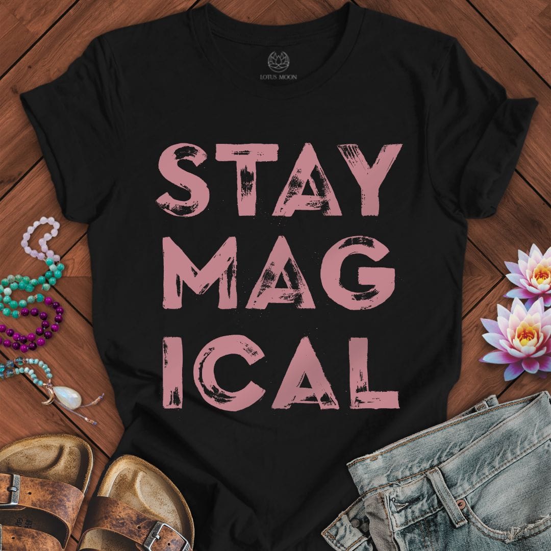 Stay Magical Tee Black Heather