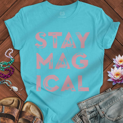 Stay Magical Tee Turquoise