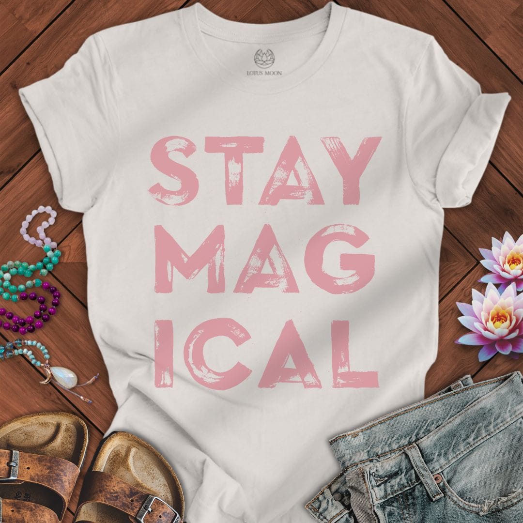 Stay Magical Tee Vintage White