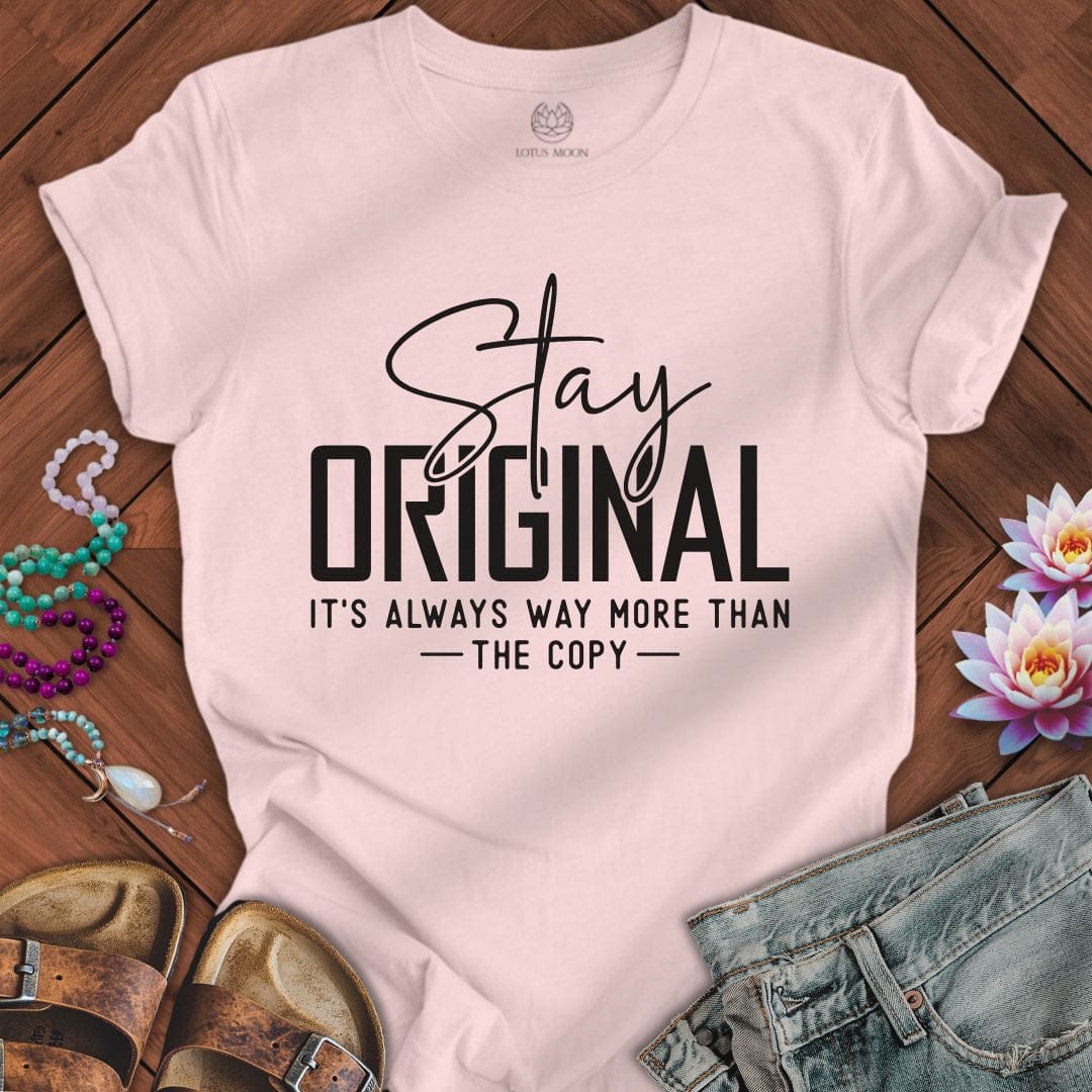 Stay Original Tee Soft Pink