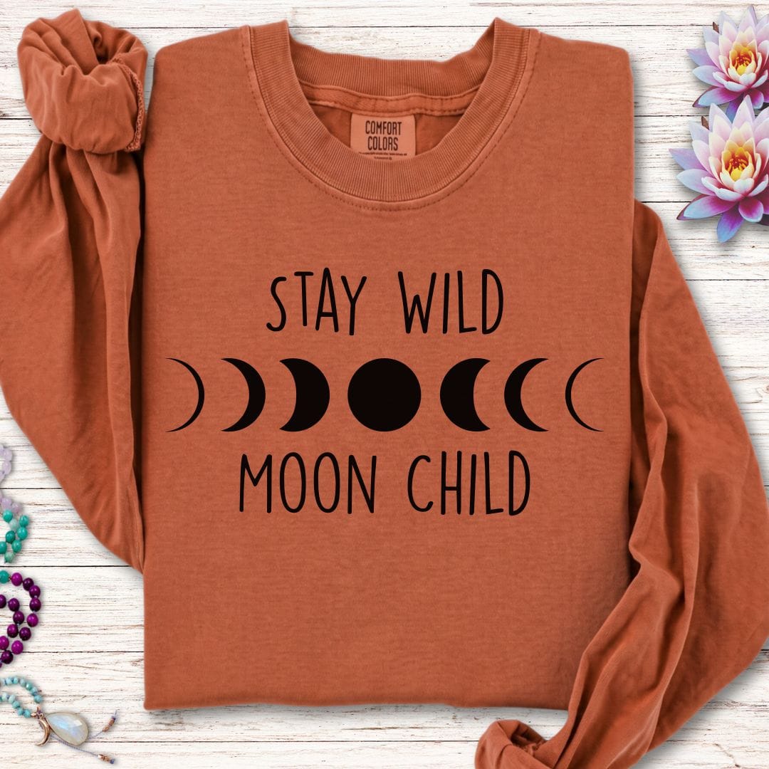 Printify Long-sleeve Stay Wild Long Sleeve Tee Yam / S
