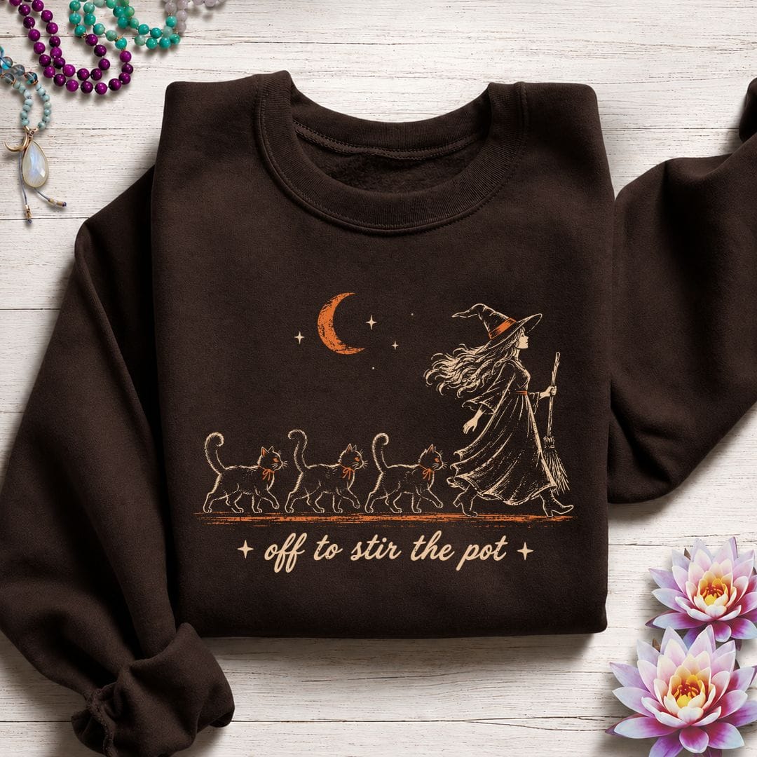 Stir The Pot Sweatshirt Dark Chocolate