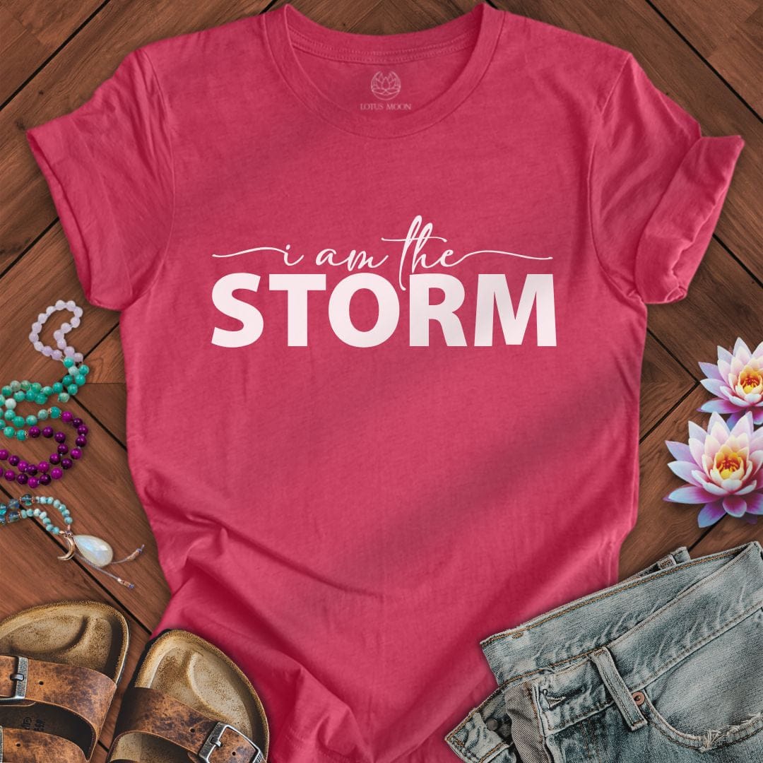 Storm Tee Heather Raspberry