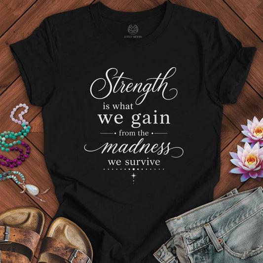 Strength Tee Black Heather
