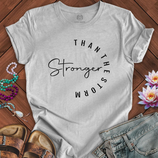 Stronger Than The Storm Tee Athletic Heather