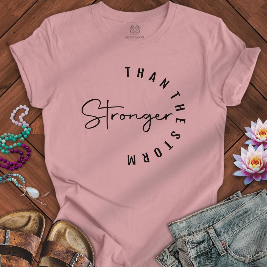 Stronger Than The Storm Tee Orchid