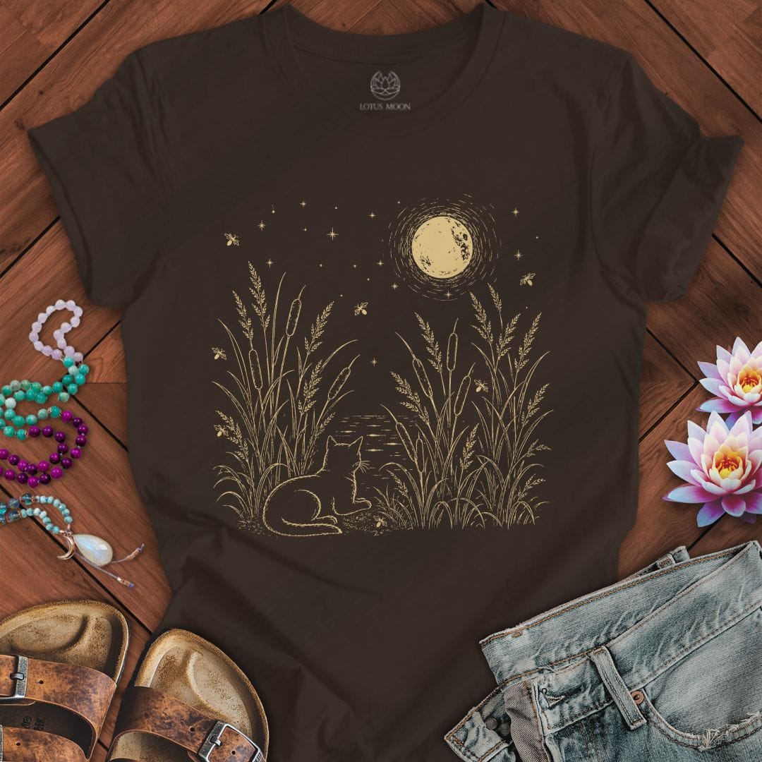 Printify T-Shirt Summer Nights Tee Brown / S