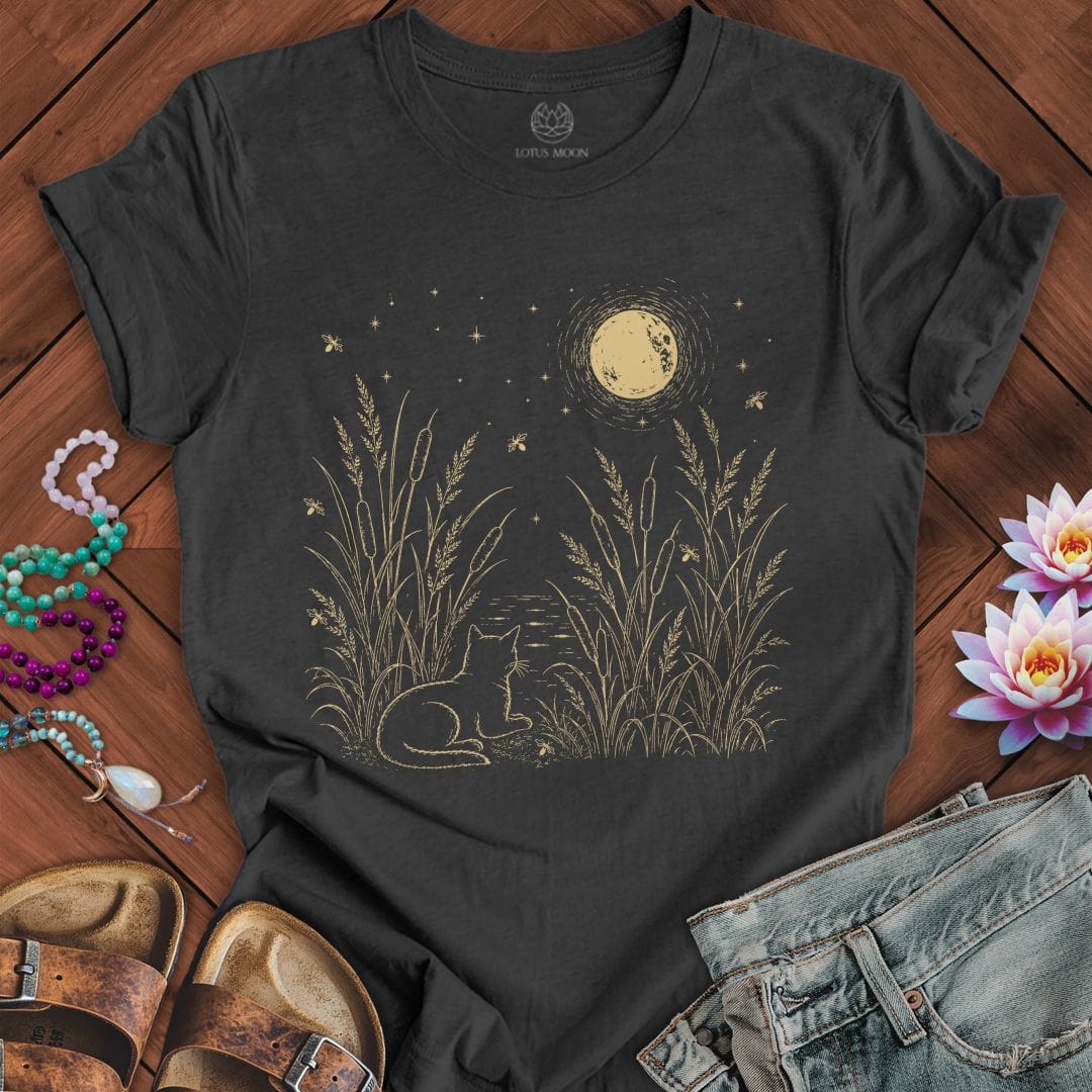 Printify T-Shirt Summer Nights Tee Dark Grey Heather / S