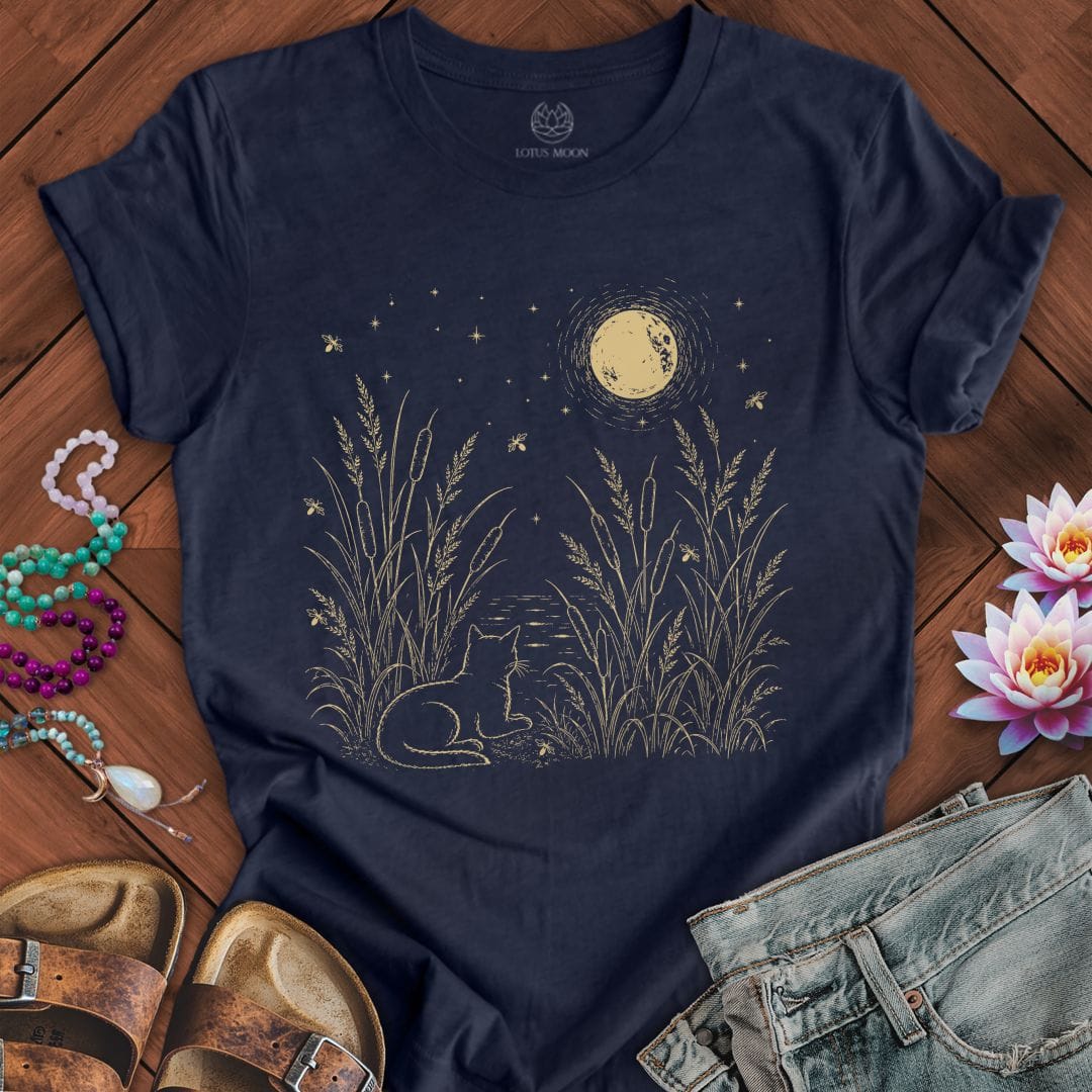 Printify T-Shirt Summer Nights Tee Heather Midnight Navy / S