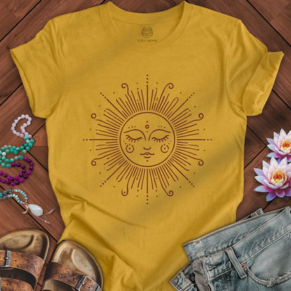 Sun Goddess Tee Heather Mustard