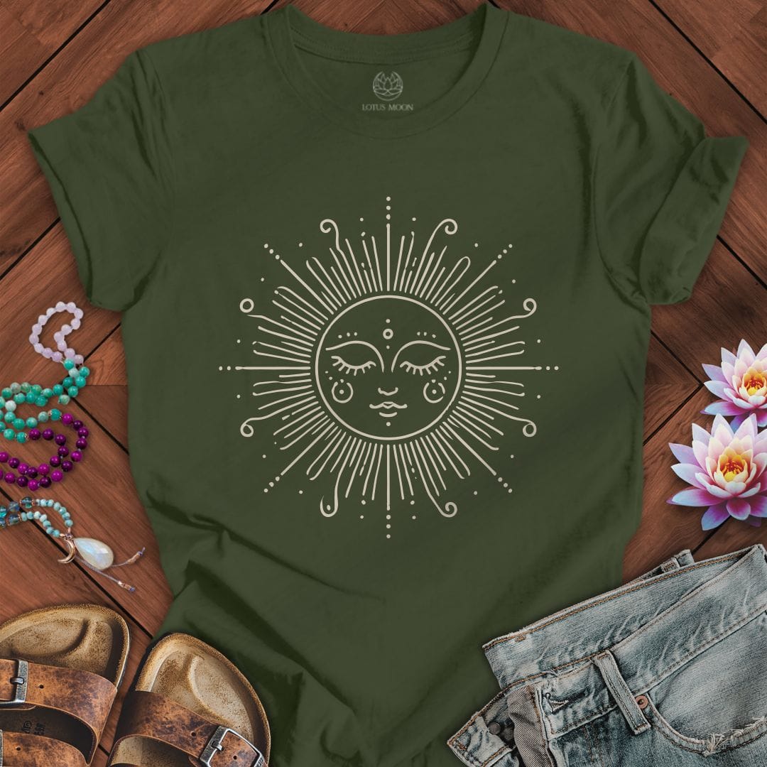 Sun Goddess Tee Military Green
