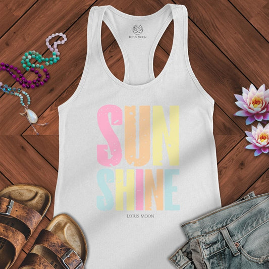 Sun Shine Tank Solid White