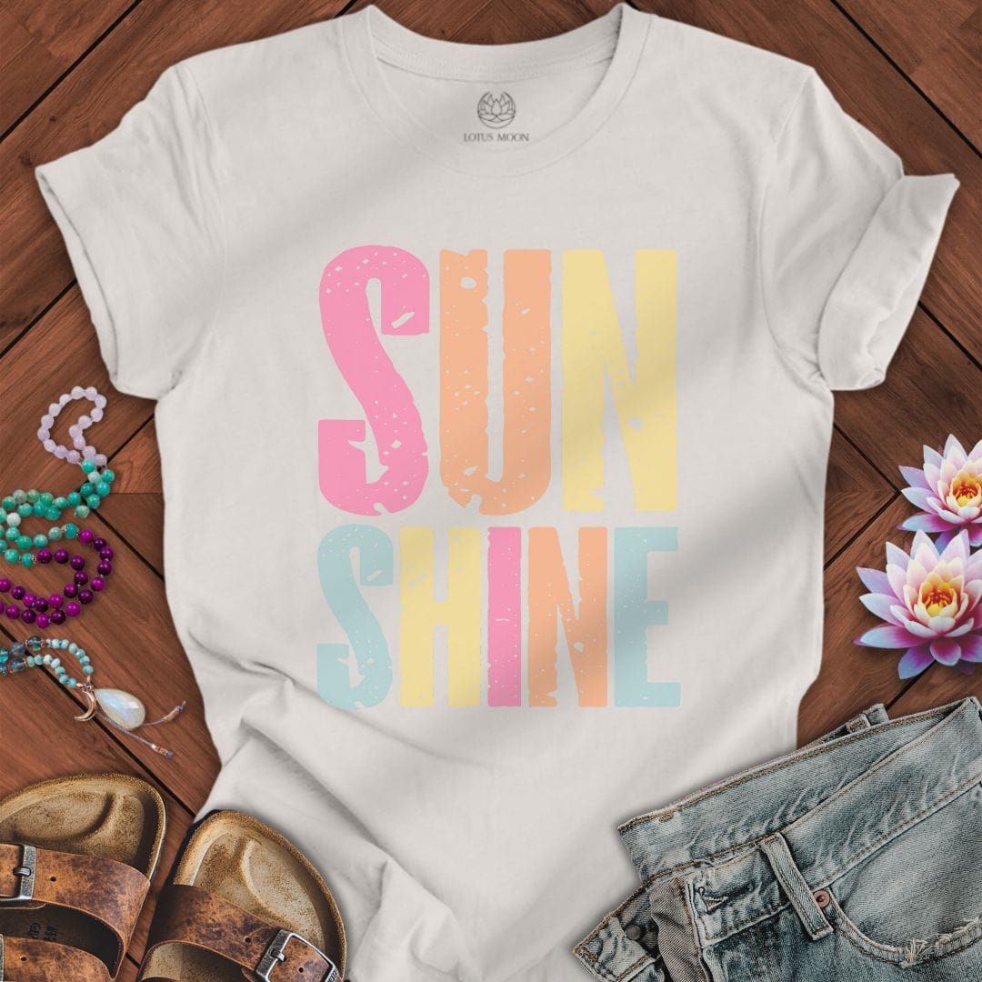 Sun Shine Tee Vintage White