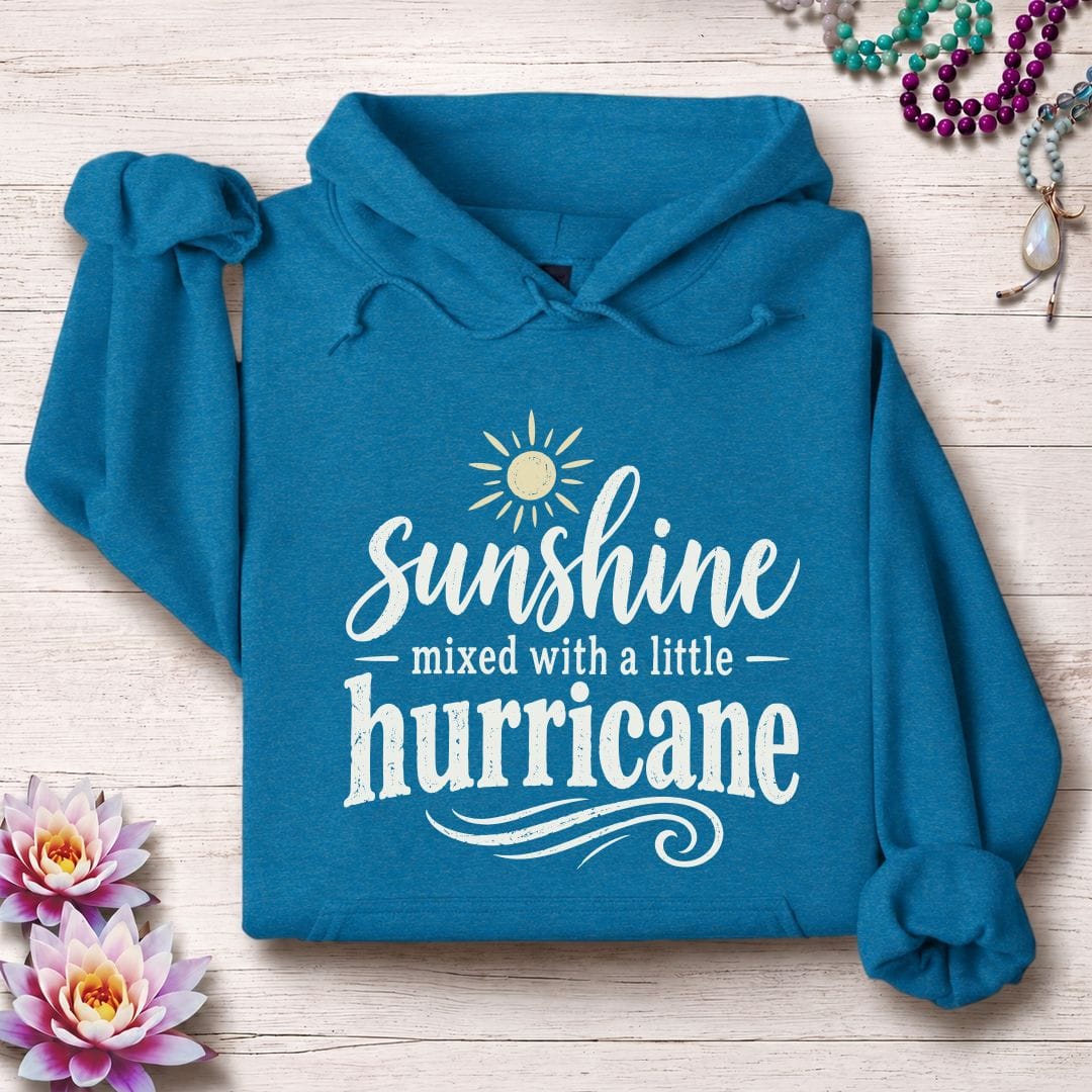 Printify Hoodie Sunshine Hoodie Antique Sapphire / S