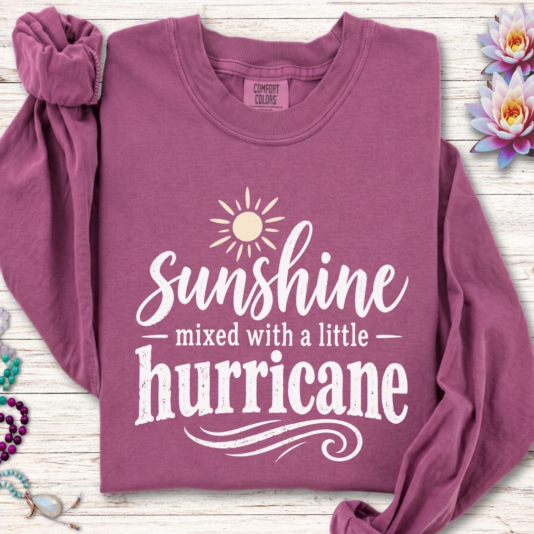 Sunshine Long Sleeve Tee Berry