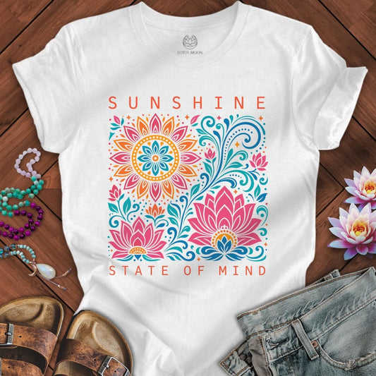 Sunshine State of Mind Tee White