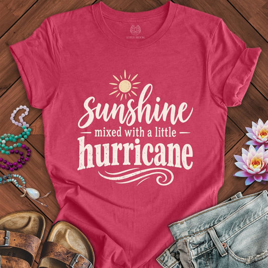 Sunshine Tee Heather Raspberry