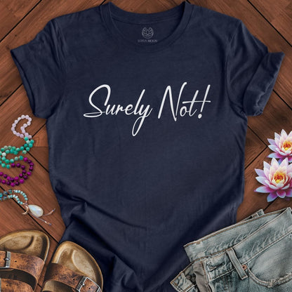 Printify T-Shirt Surely Not Tee Heather Midnight Navy / S
