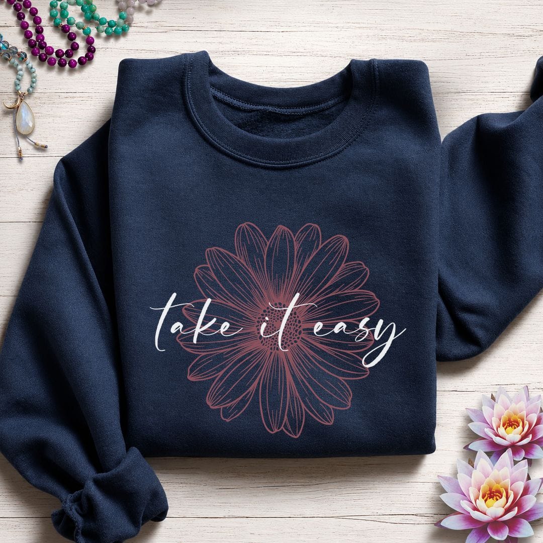 Take It Easy Sweatshirt Navy