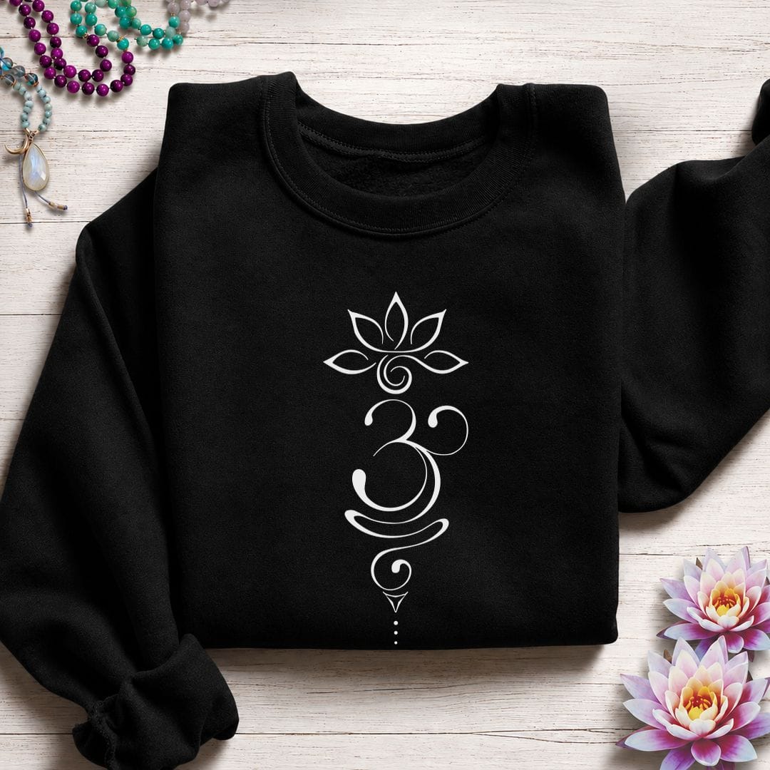 Tattoo Om Sweatshirt Black