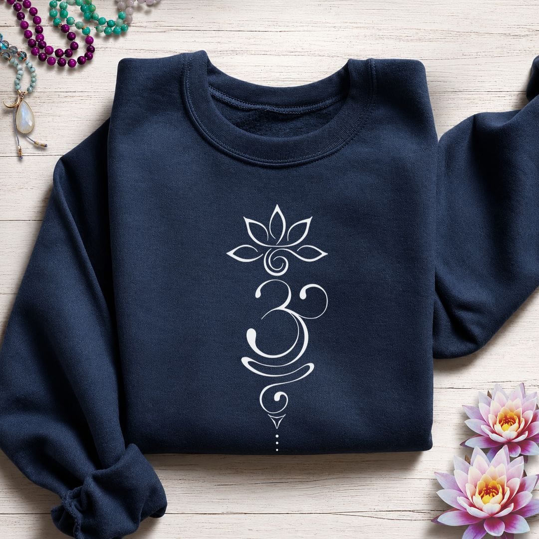 Tattoo Om Sweatshirt Navy