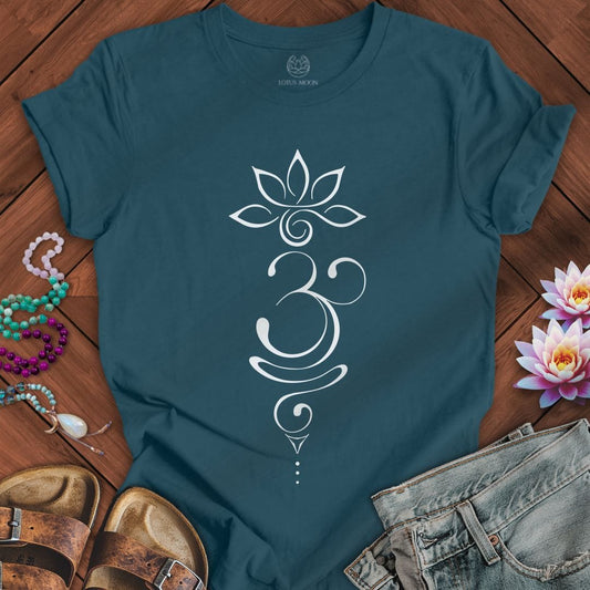 Printify T-Shirt Tattoo Om Tee Deep Teal / S