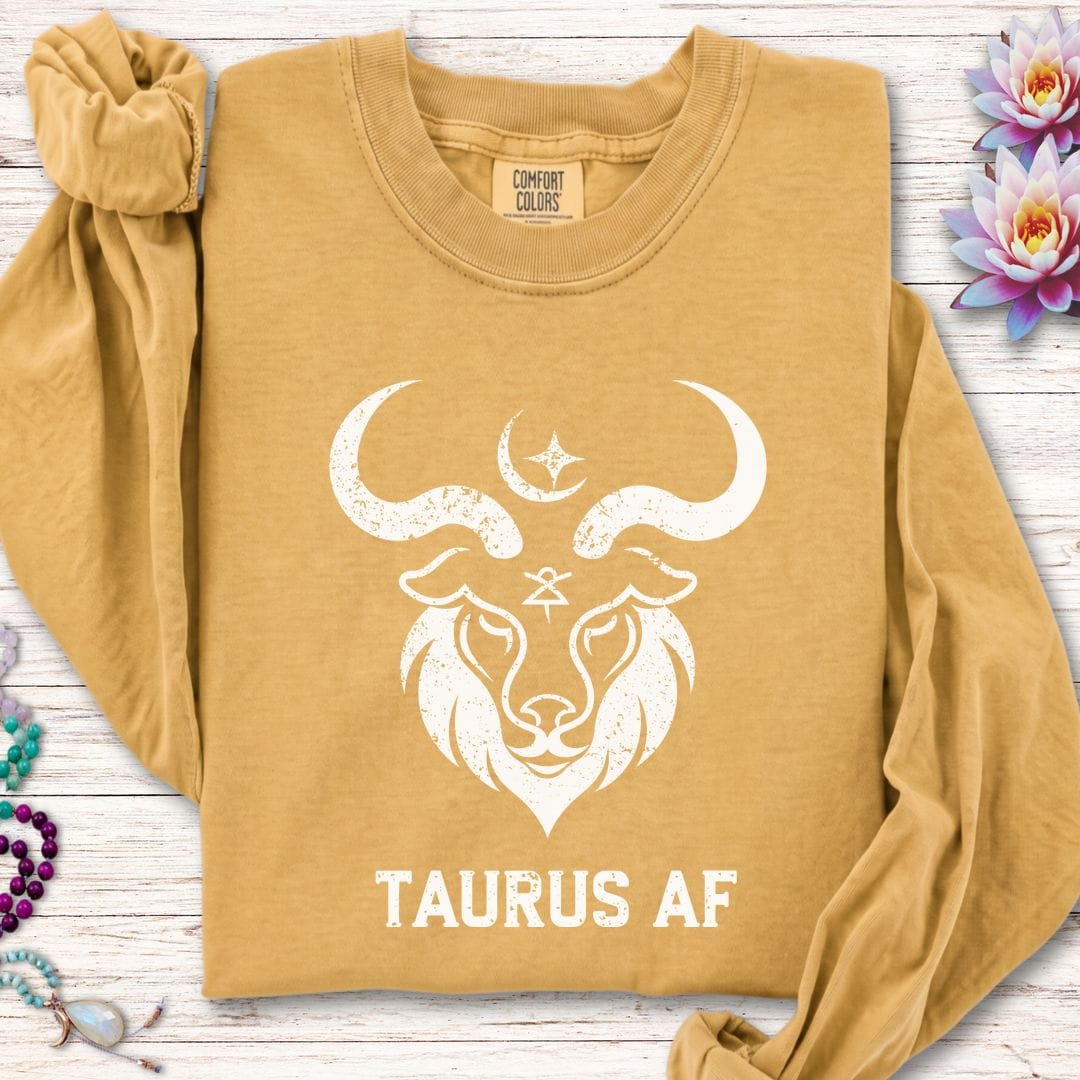 Taurus AF Long Sleeve Tee Mustard