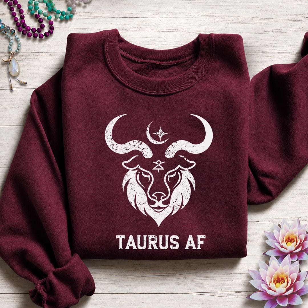 Taurus AF Sweatshirt Maroon