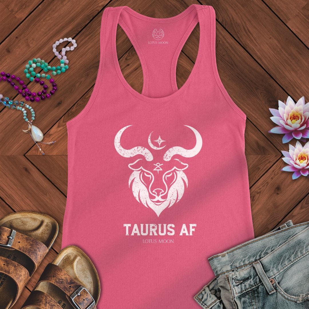 Taurus AF Tank Solid Hot Pink