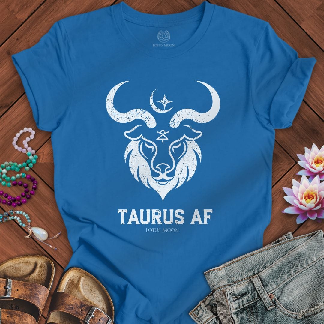 Lotus Moon Co. T-Shirt Taurus AF Tee Columbia Blue / S