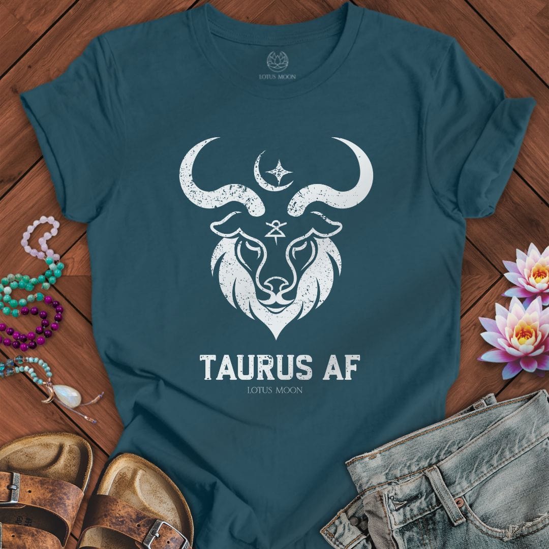 Lotus Moon Co. T-Shirt Taurus AF Tee Deep Teal / S