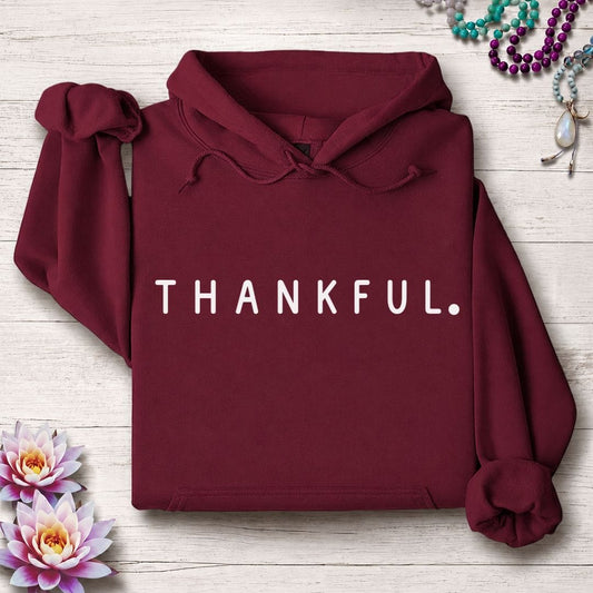 Thankful Hoodie Maroon