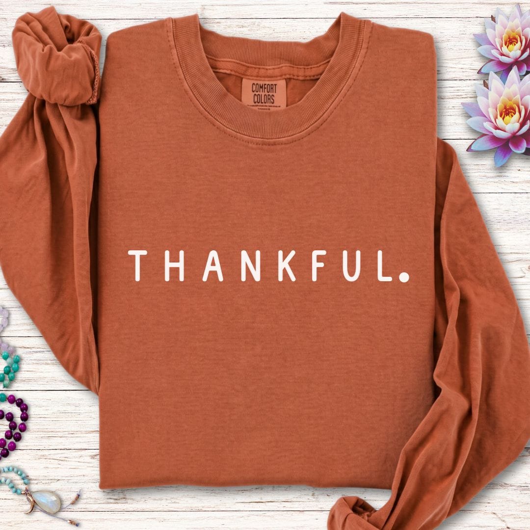 Thankful Long Sleeve Tee Yam