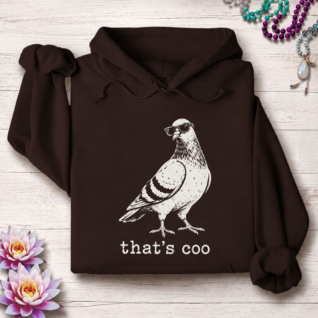 That's Coo Hoodie Dark Chocolate