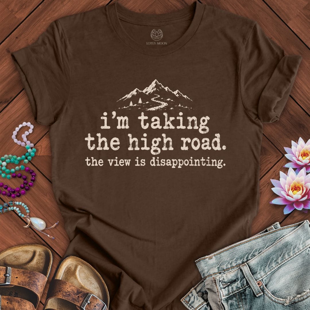 Printify T-Shirt The Bigger Person Tee Heather Brown / S