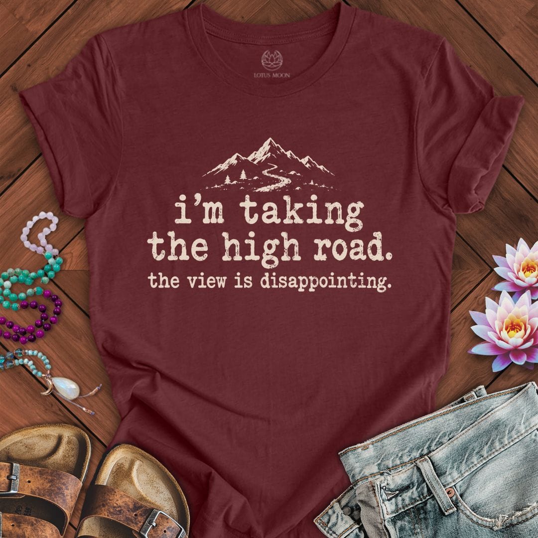 Printify T-Shirt The Bigger Person Tee Heather Cardinal / S
