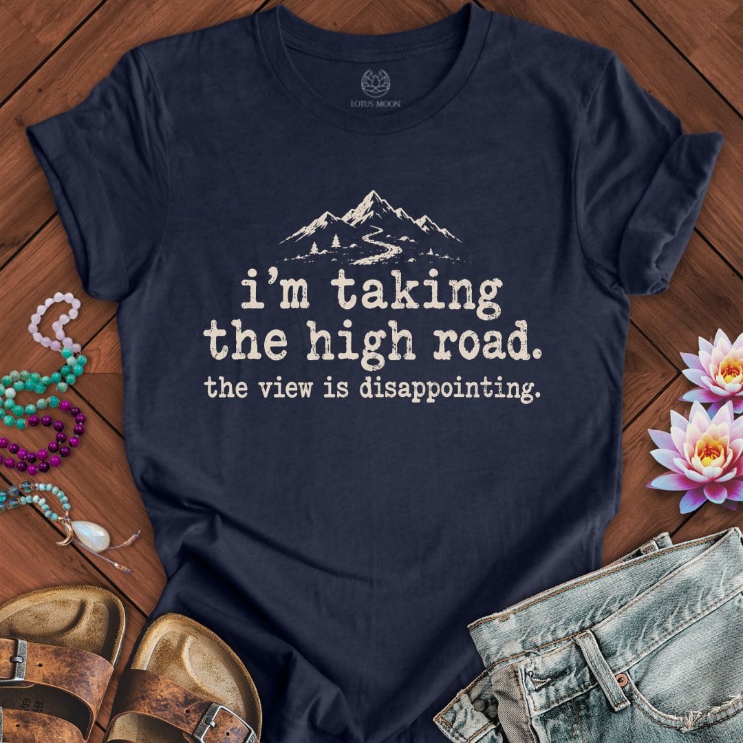 Printify T-Shirt The Bigger Person Tee Heather Midnight Navy / S