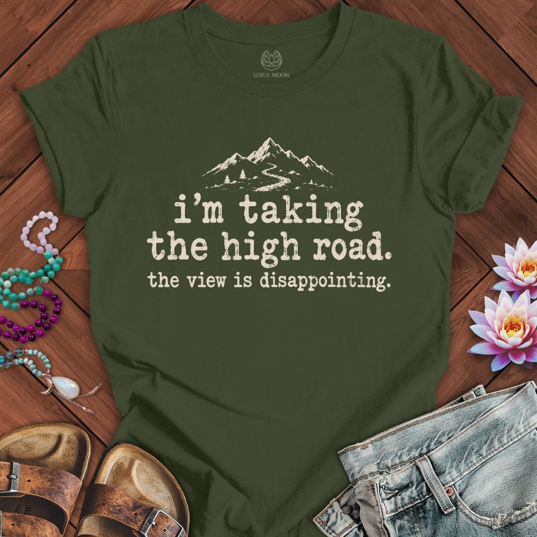 Printify T-Shirt The Bigger Person Tee Military Green / S